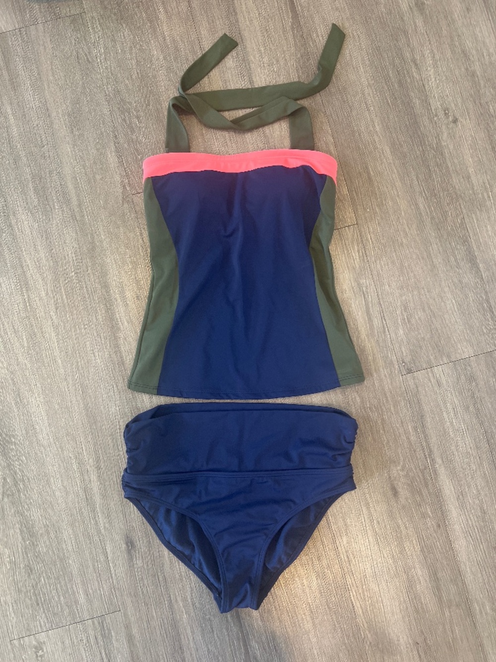 NWT Boden color block tankini set (size 6)